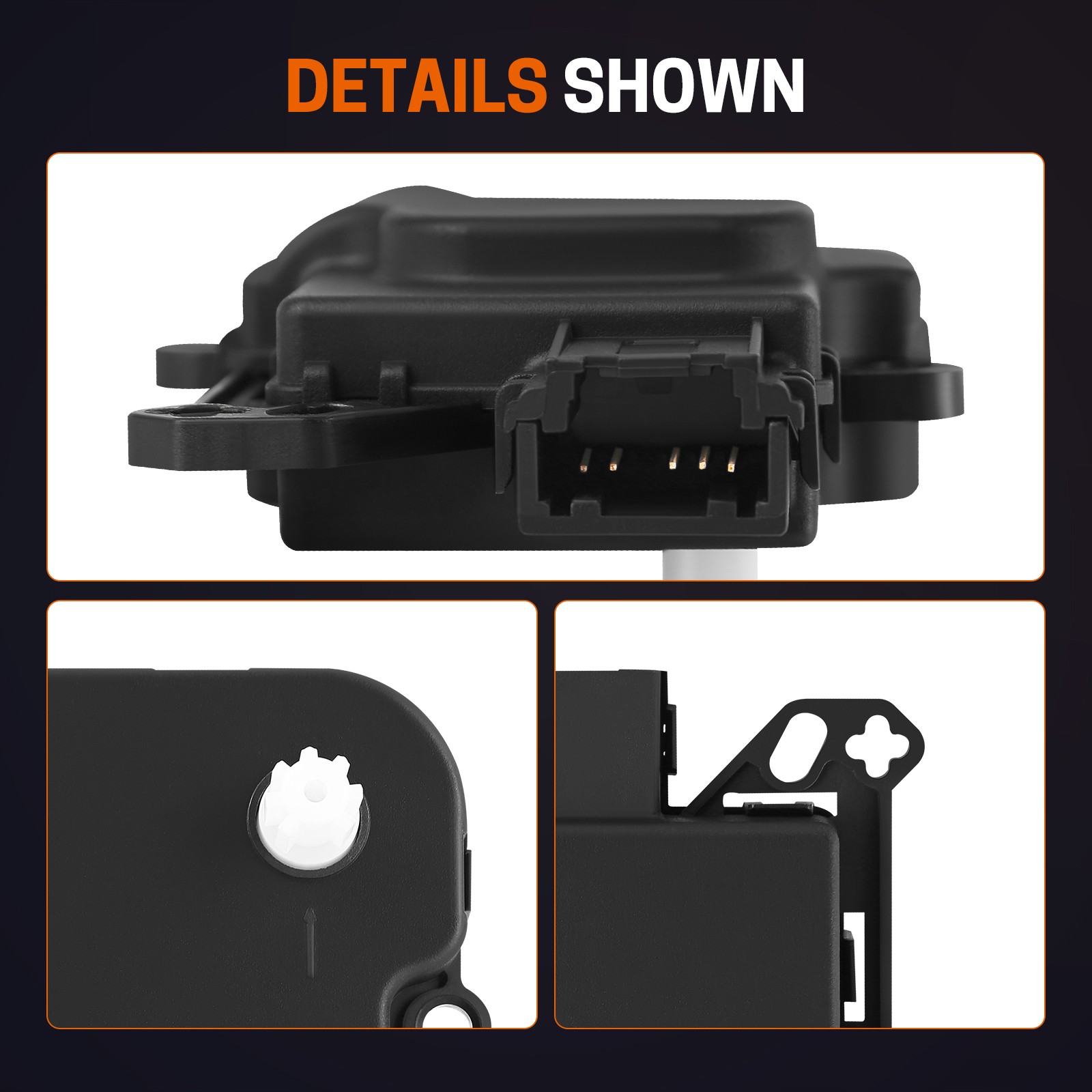 SINTLY HVAC Blend Door Actuator for Ford F-150 Expedition 09-17 Lincoln 604-252