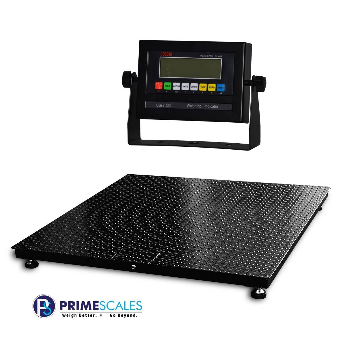 Pallet Scale 5 Year Warranty 2×2 Heavy Duty 24″ x 24″ Floor Scale 5,000 lb NTEP