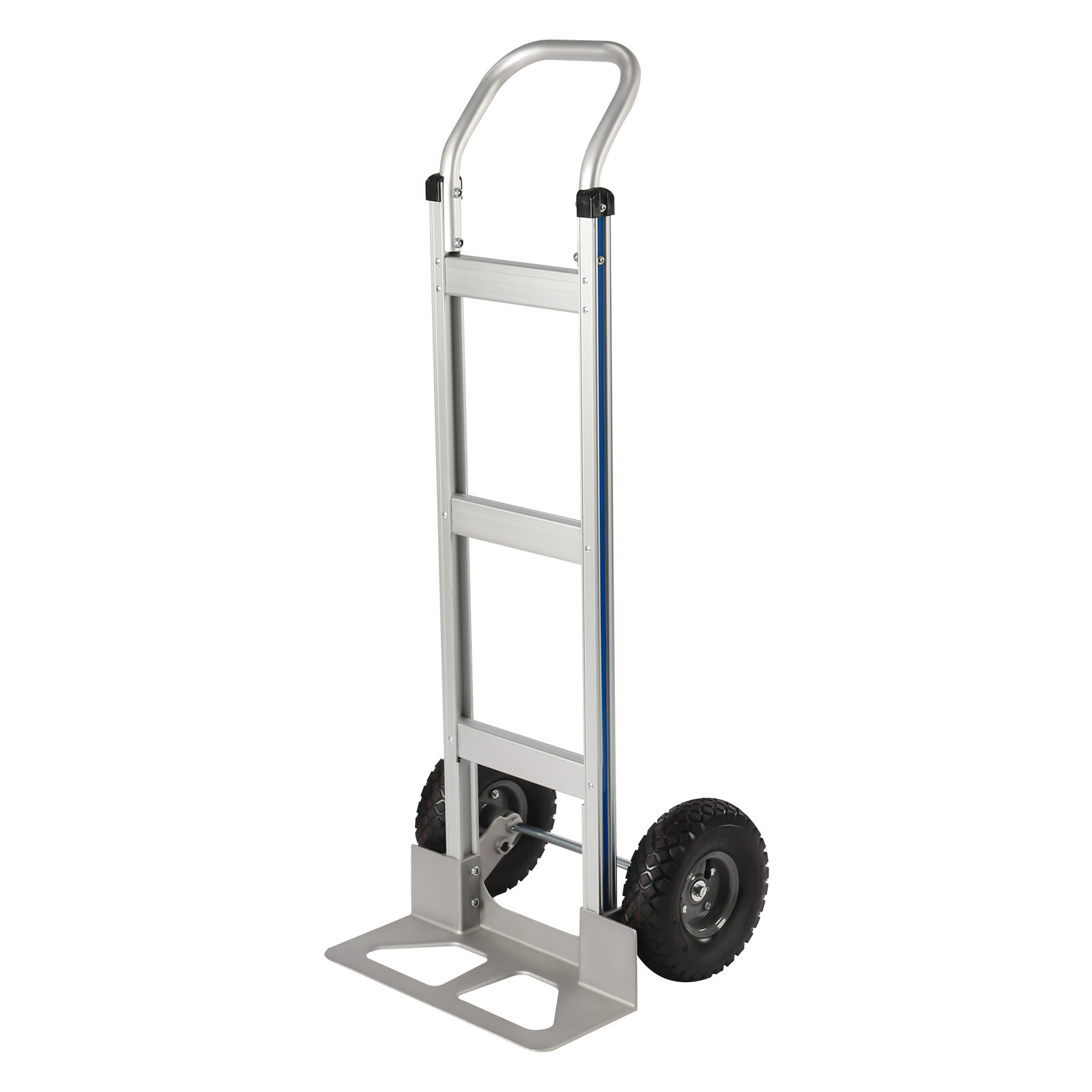 Aluminum Alloy Hand Truck Cart Heavy Duty Dolly with Rubber Wheels 440lbs/500lbs