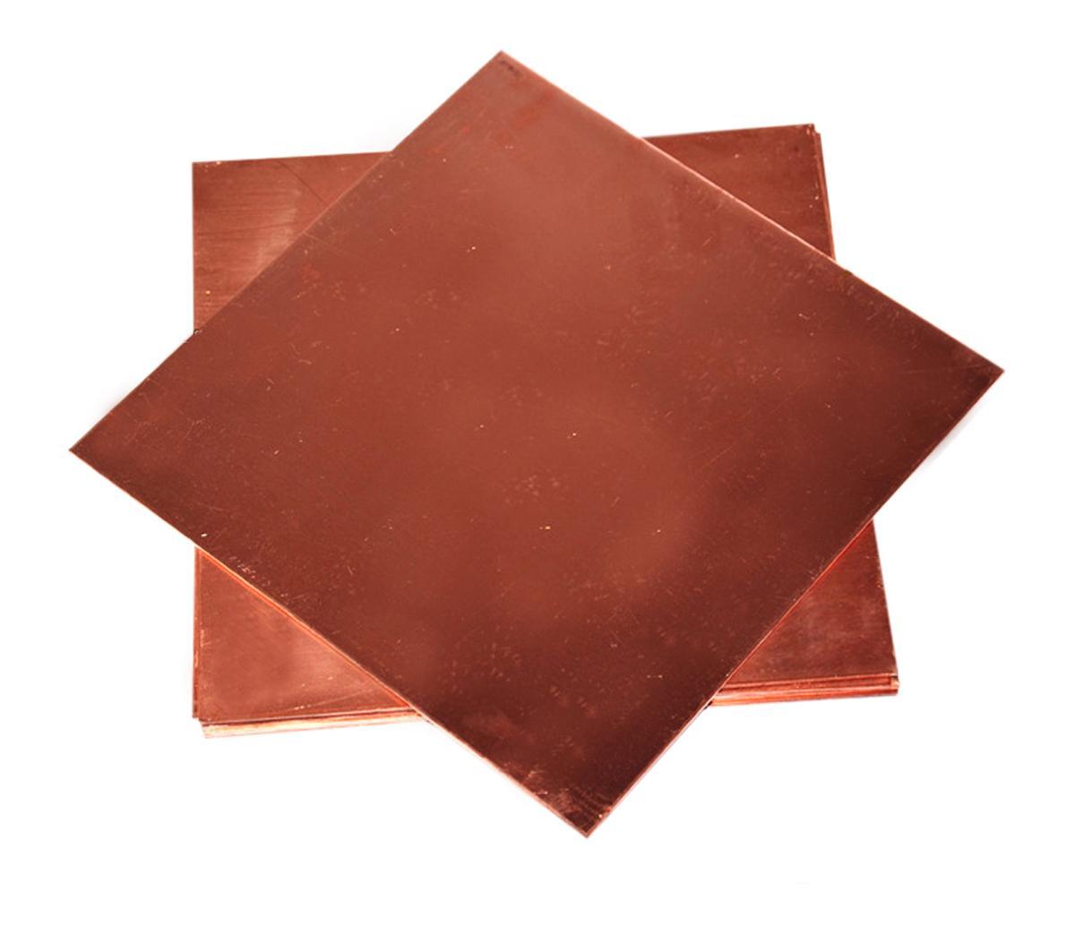 NJ STOCK 1mm ±10% x 100mm x 100mm 99.9% Pure Copper Cu Metal Sheet Plate