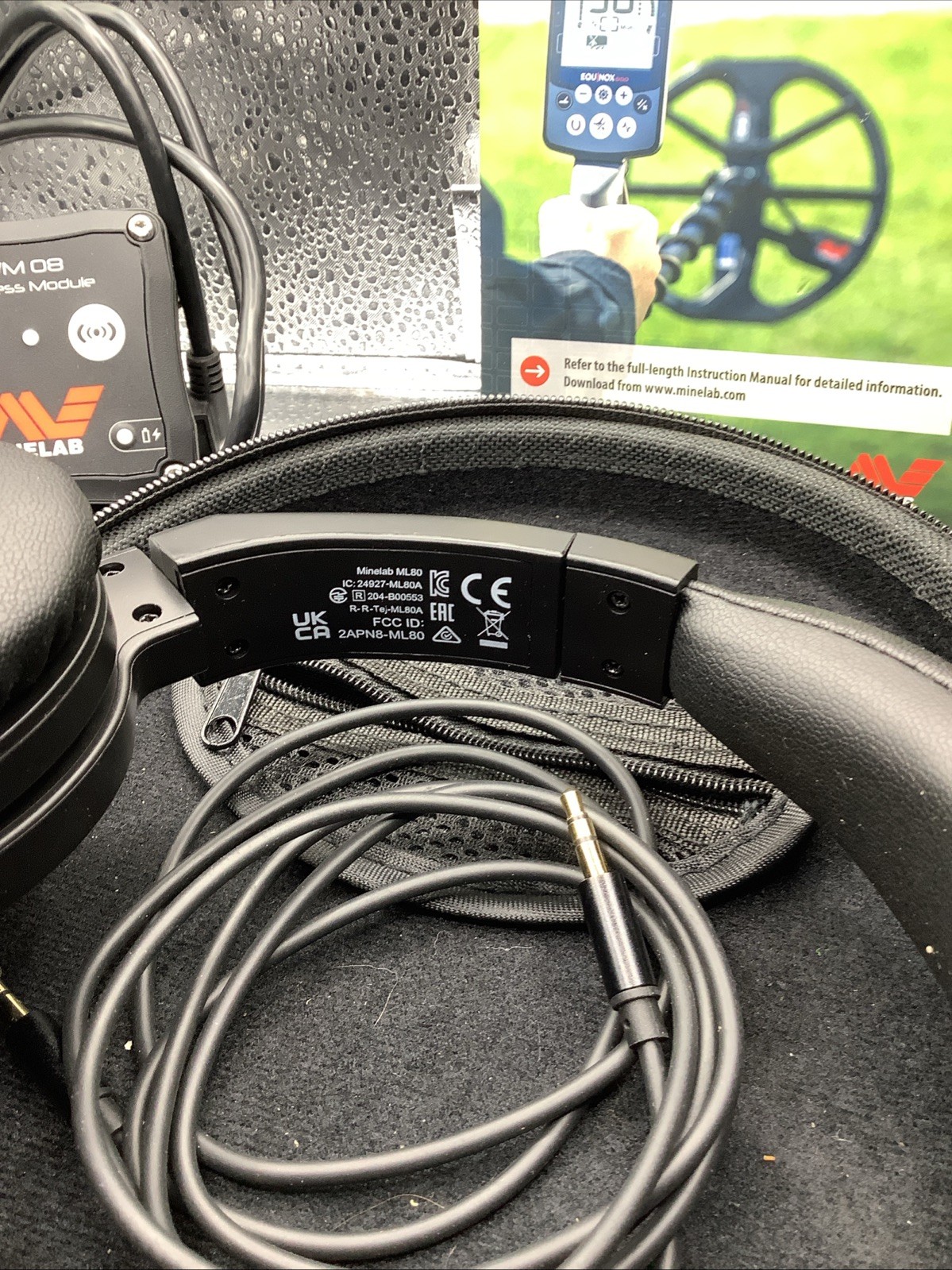 Equinox 600 800 ML85 Metal Detector Headphones Module