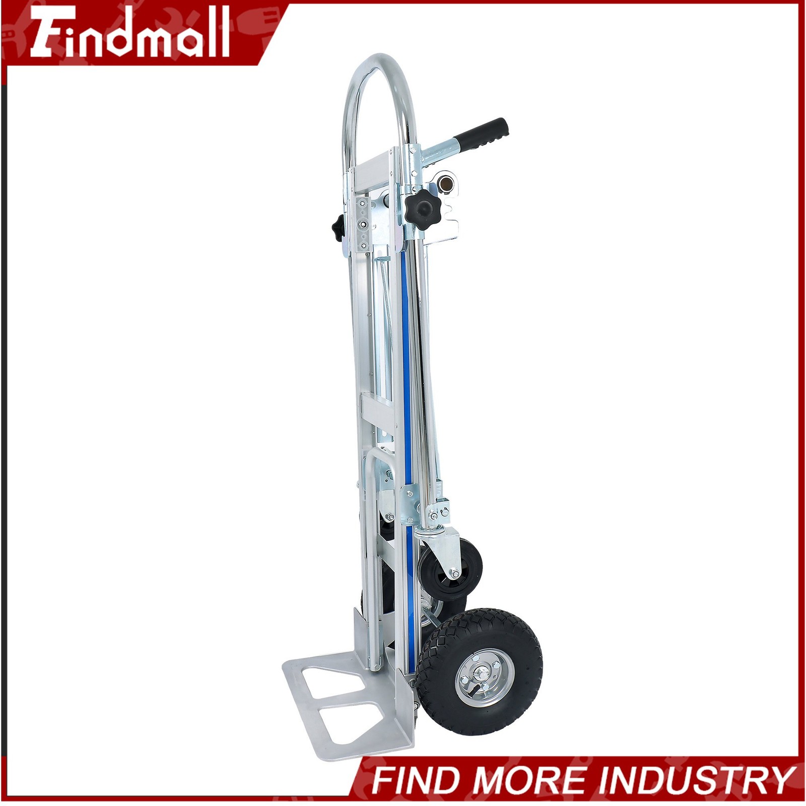Findmall 3 In 1 Hand Truck Aluminum Convertible Hand Trucks Large 1000 Lbs