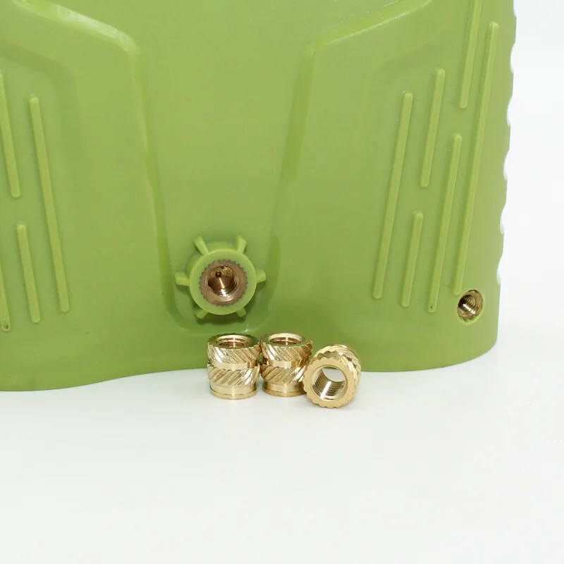 Brass Threaded Insert Nut Kit M2 M2.5 M3 M4 M5 M6 M8 Hot Melt Heat Knurled Embed