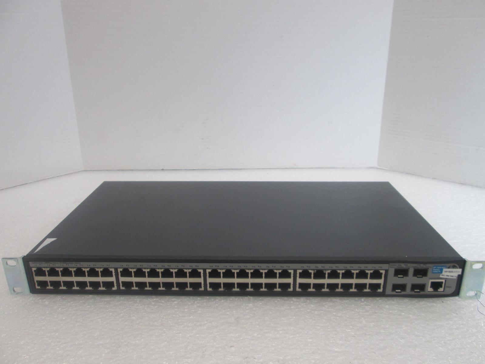 HP JG927A 48 PORT ETHERNET SWITCH RESET TO FACTORY DEFAULT