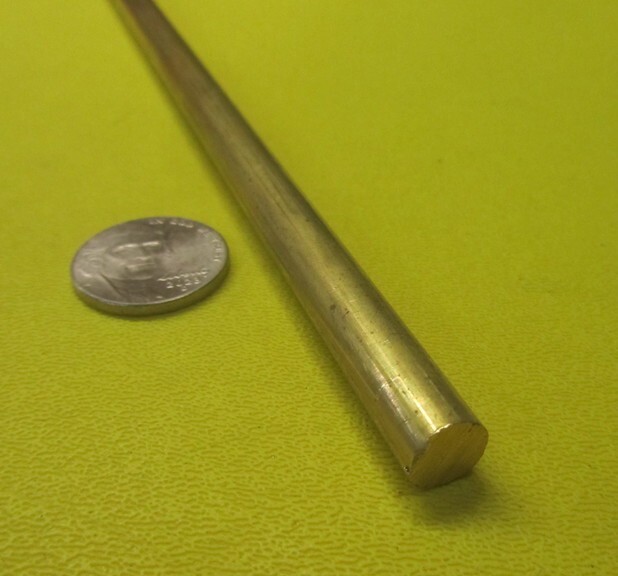 360 Brass Rod 11/32″ (.344″) Diameter x 24.0″ Length