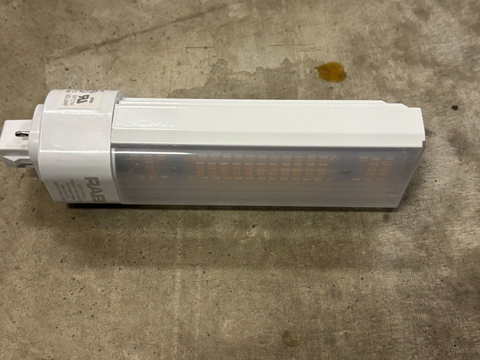 NEW IN BOX RAB PLT-15.5-H-830-BYP 15.5W 3000K LED LAMP 42W CFL REPLACEMENT G24d