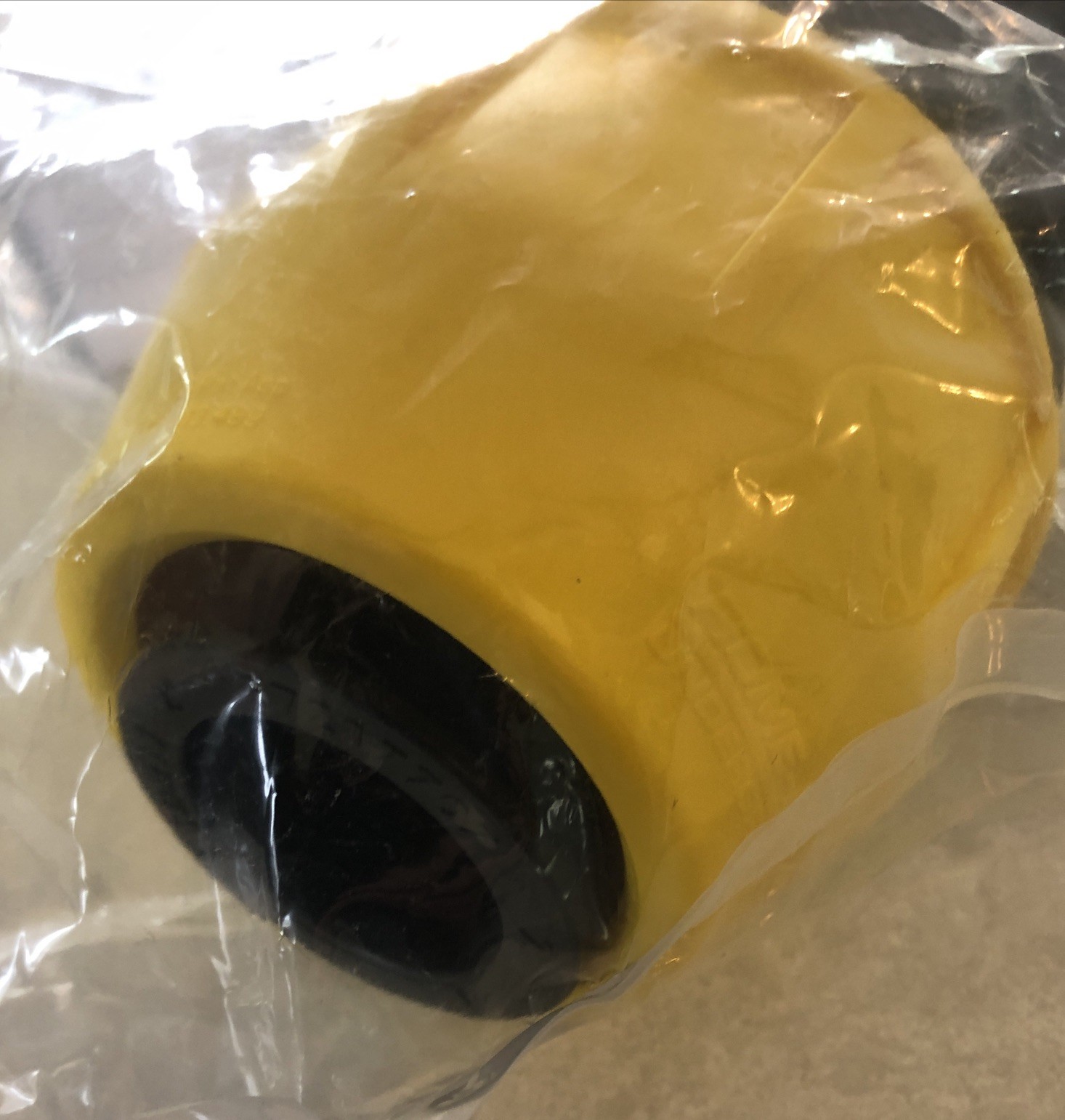 HOME-FLEX 2 in. IPS DR 11 Underground Yellow Poly Gas Pipe Coupler (18-429-020)