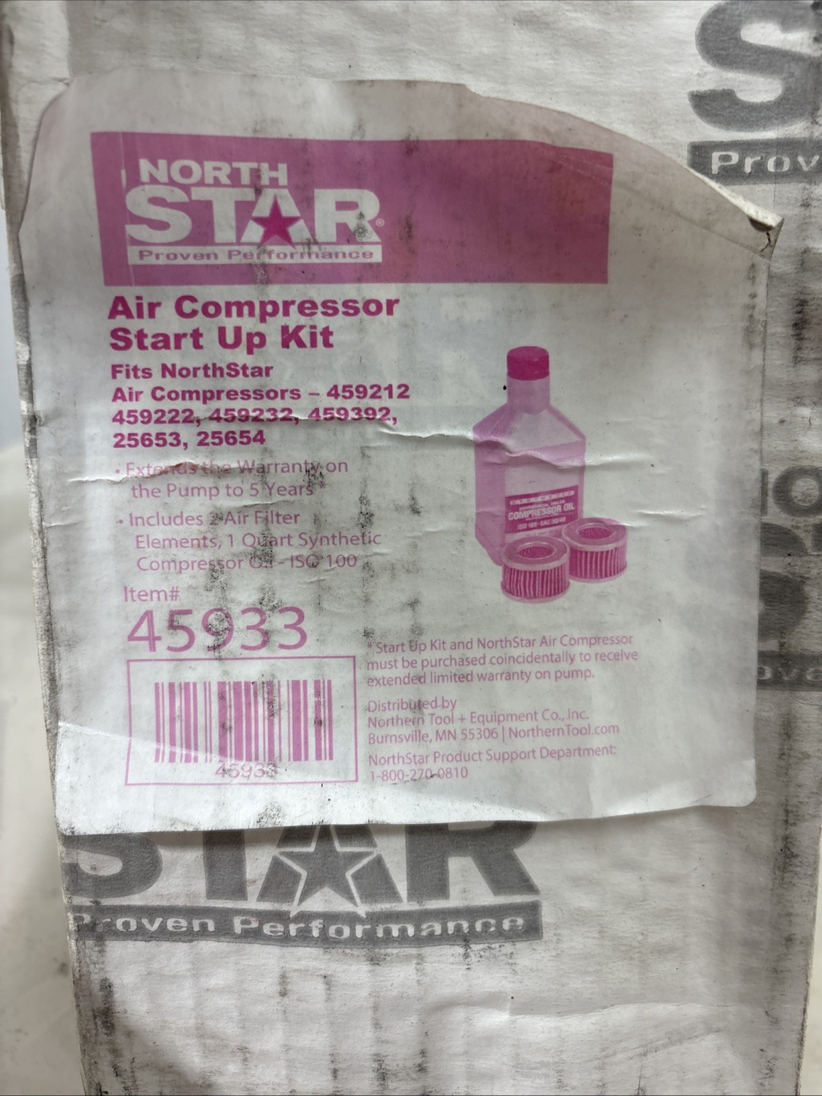 NorthStar Air Compressor Start-Up Kit, Fits Items 459212, 459222, 459392, 459392