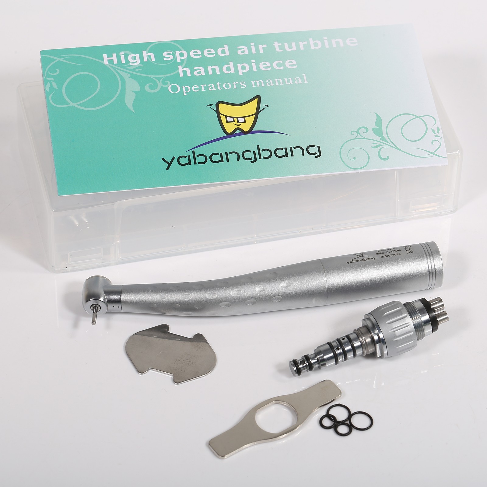 KAVO Style Dental High Speed Handpiece Turbine +4 Hole Quick Coupler 360° Swivel
