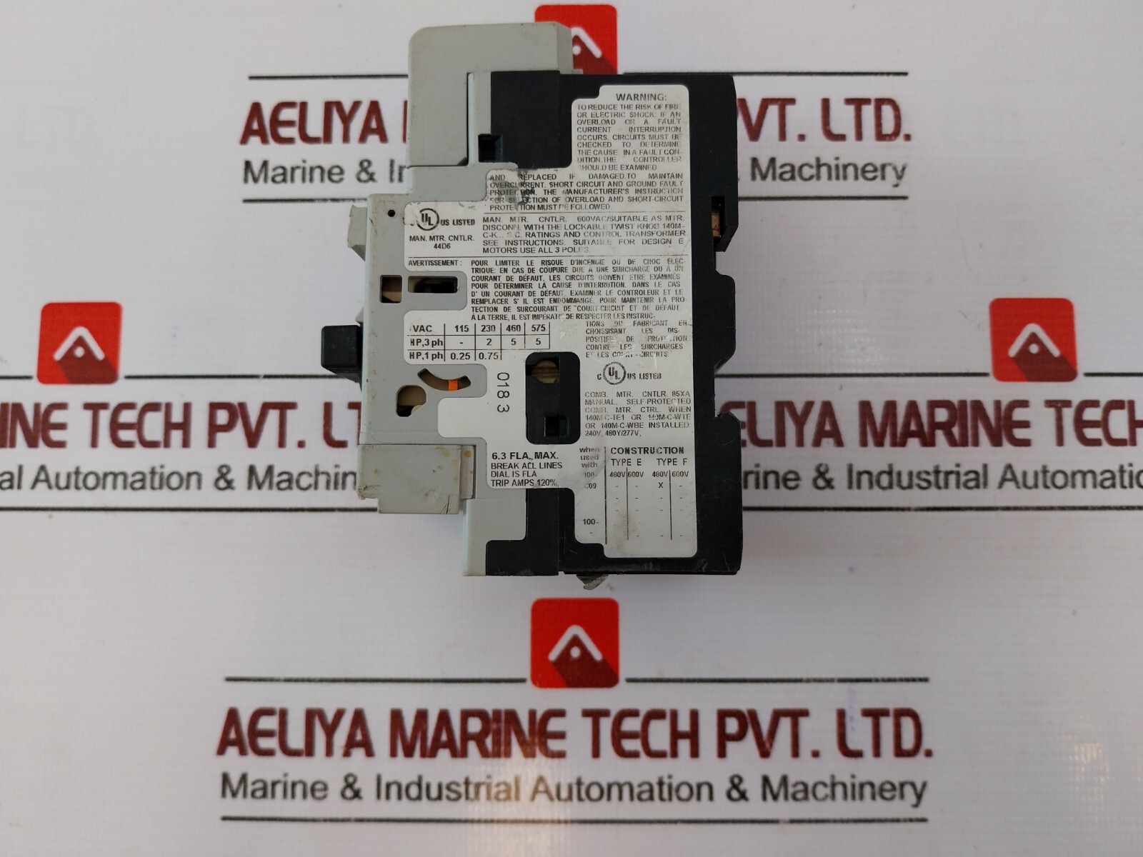 ALLEN-BRADLEY 140M-C2E Motor Protection Circuit Breaker IEC/EN 60947-5-1 2476589