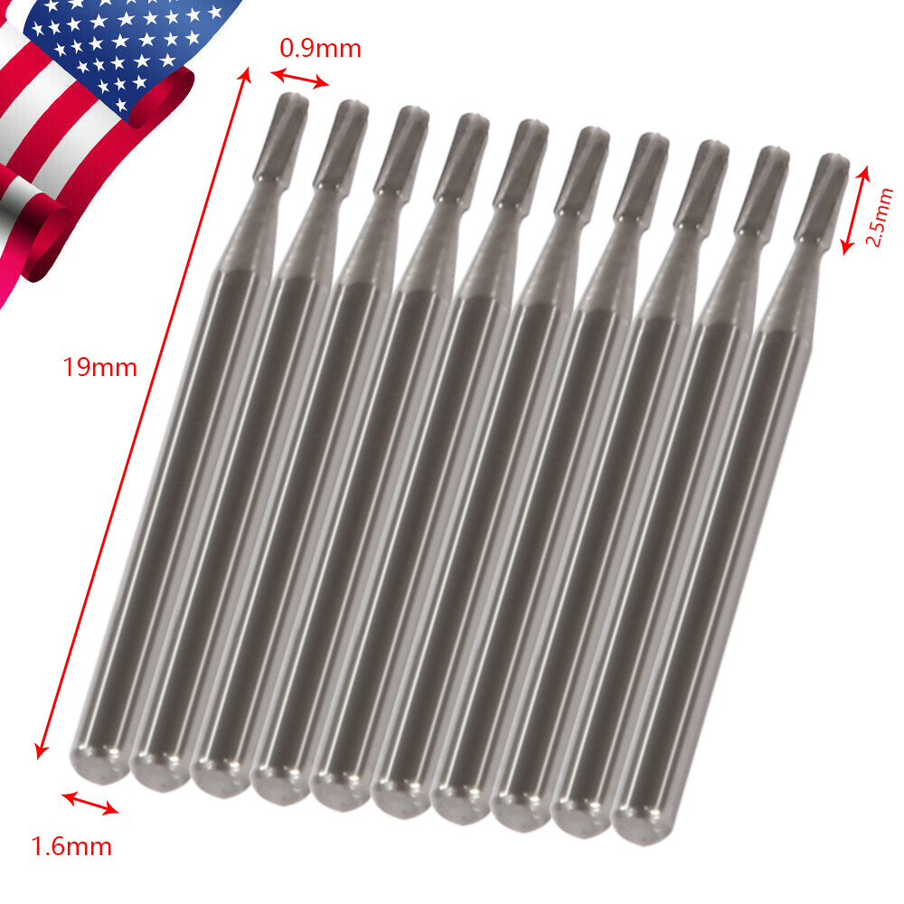 Dental Carbide Burs Tungsten Steel Burs FG #330 FG #245 for High Speed Handpiece