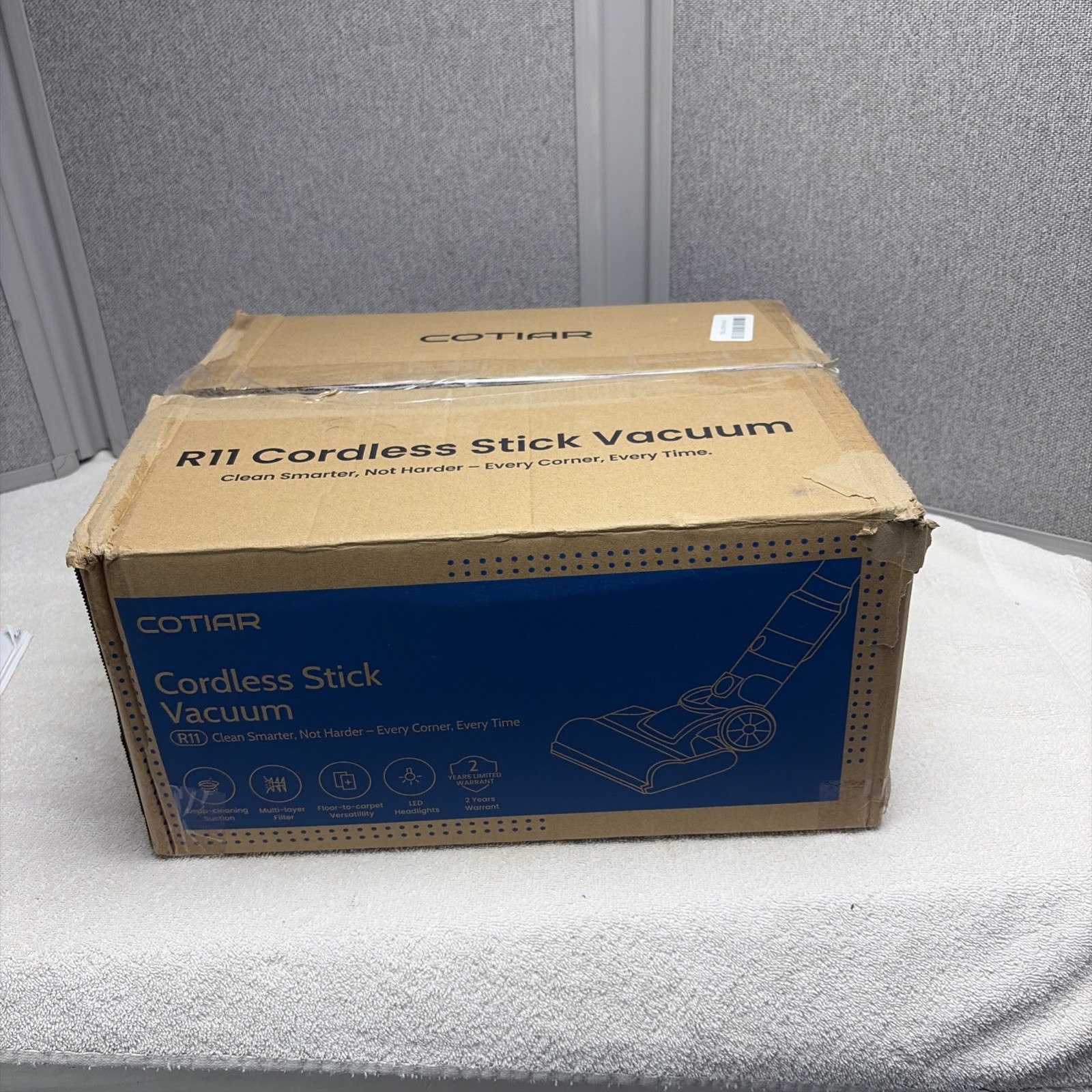 Cotiar Cordless Stick Vacuum Cleaner R11 500W 60Mins Vacuum Cleaners TESTED