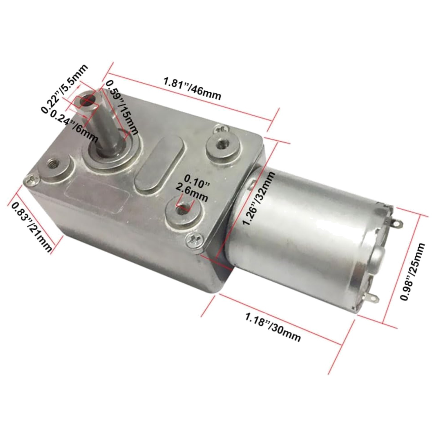 Electric Motor 12V 6rpm for Low Speed Applications
