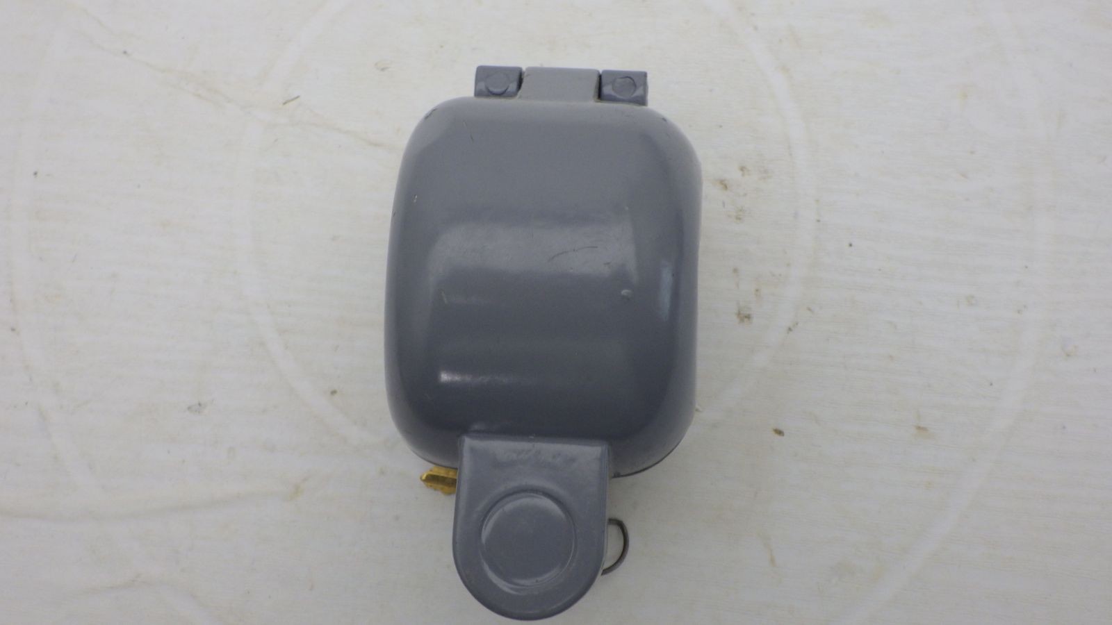 Major Mfg A100 Kee-Blok Door Knob Lockout Security Device w/ Keys Grey