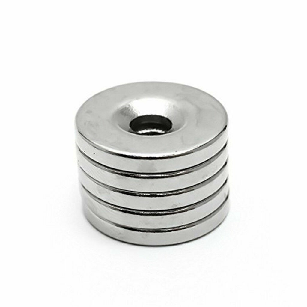 N35 Countersunk Ring Round Disc Strong Neodymium Magnets Rare Earth with Hole