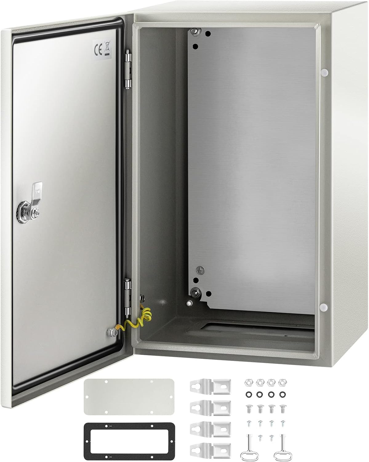 NEMA Steel Enclosure, 24 X 24 X 12» NEMA 4X Steel Electrical Box, IP66 Waterpro