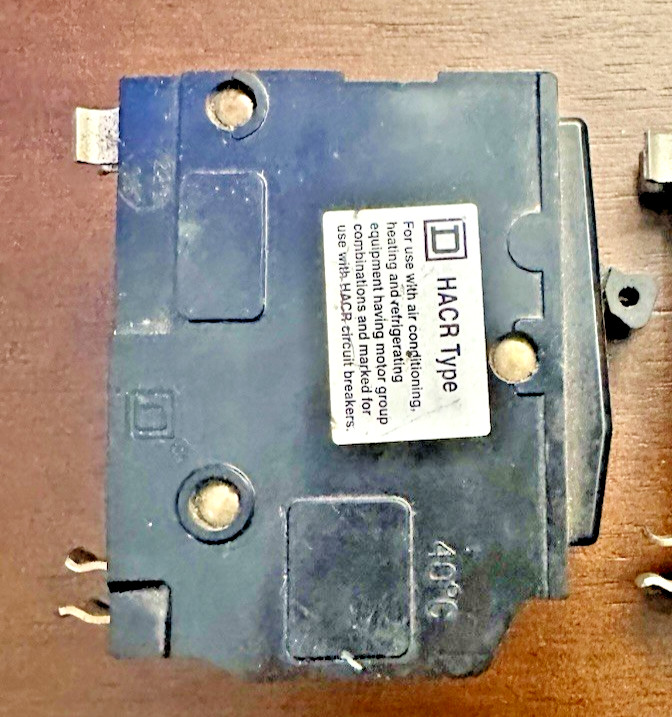 Square D QO260 2P 60A & QO120 1P 20A Circuit Breaker, Lot of 2 ***FREE SHIPPING