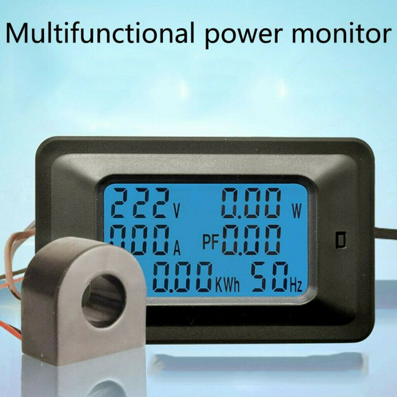 100A AC LCD Digital Volt Watt Power Voltage Meter Monitor KWh Voltmeter Ammeter