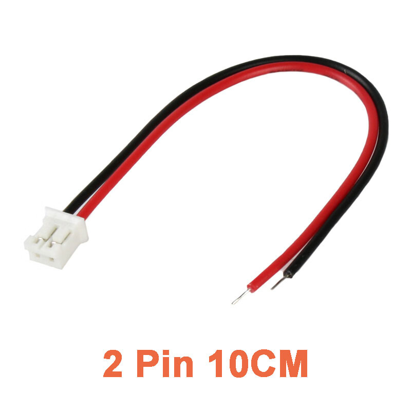 PH 2.0mm 2/3/4/5/6 Pin Male Connector Plug Wires Cable Length 100mm 200mm 300mm