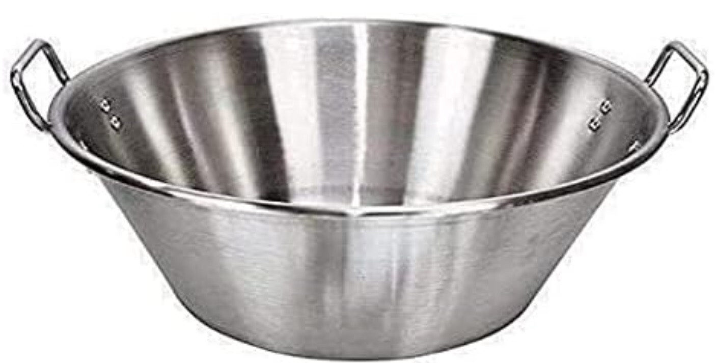 16″x6″x 13″ Stainless Steel Heavy Duty Cazo Inoxidable Wok Comal Deep Fry