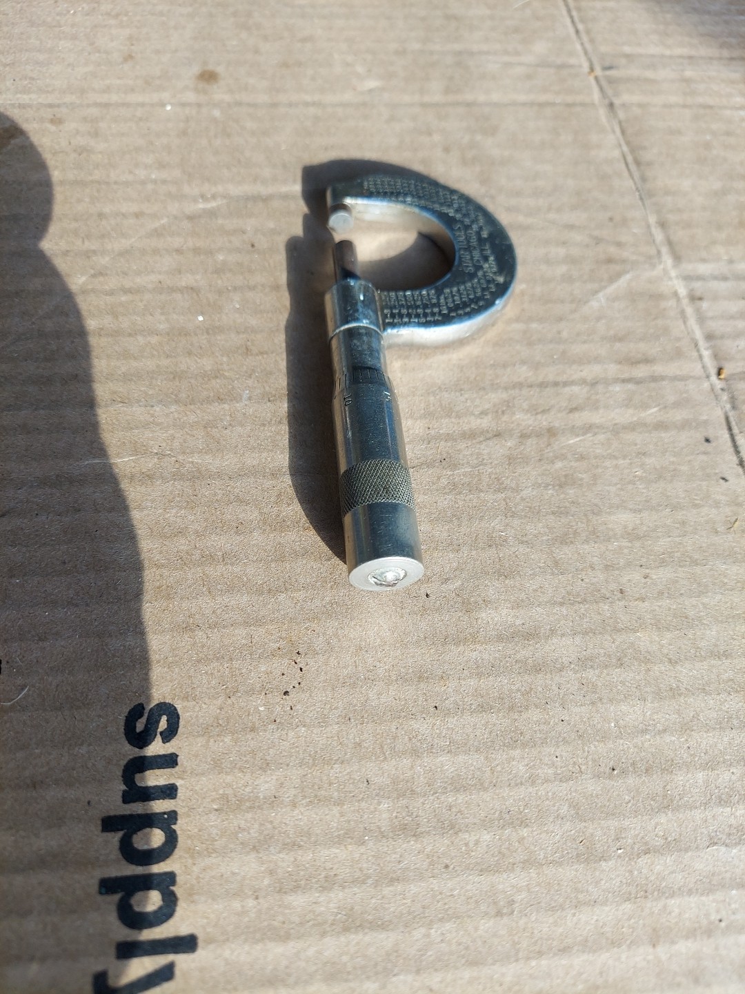 VINTAGE 0-1″ STAR TOOLS MICROMETER, USA