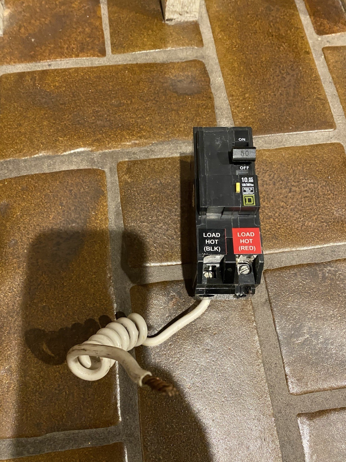 Square D QO250GFI 240V Circuit Breaker