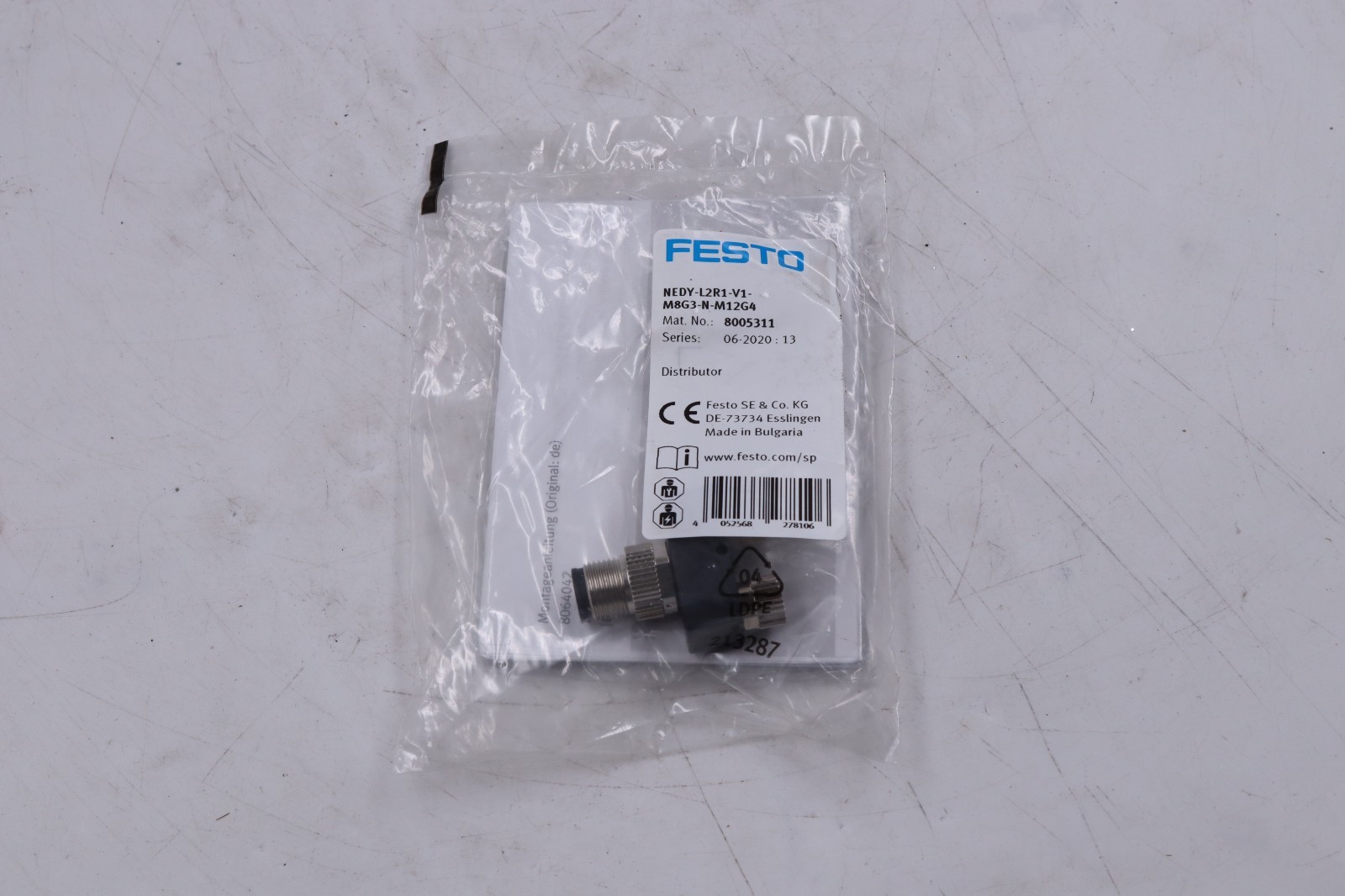 FESTO NEDY-L2R1-V1-M8G3-N-M12G4 MADE IN BULGARIA