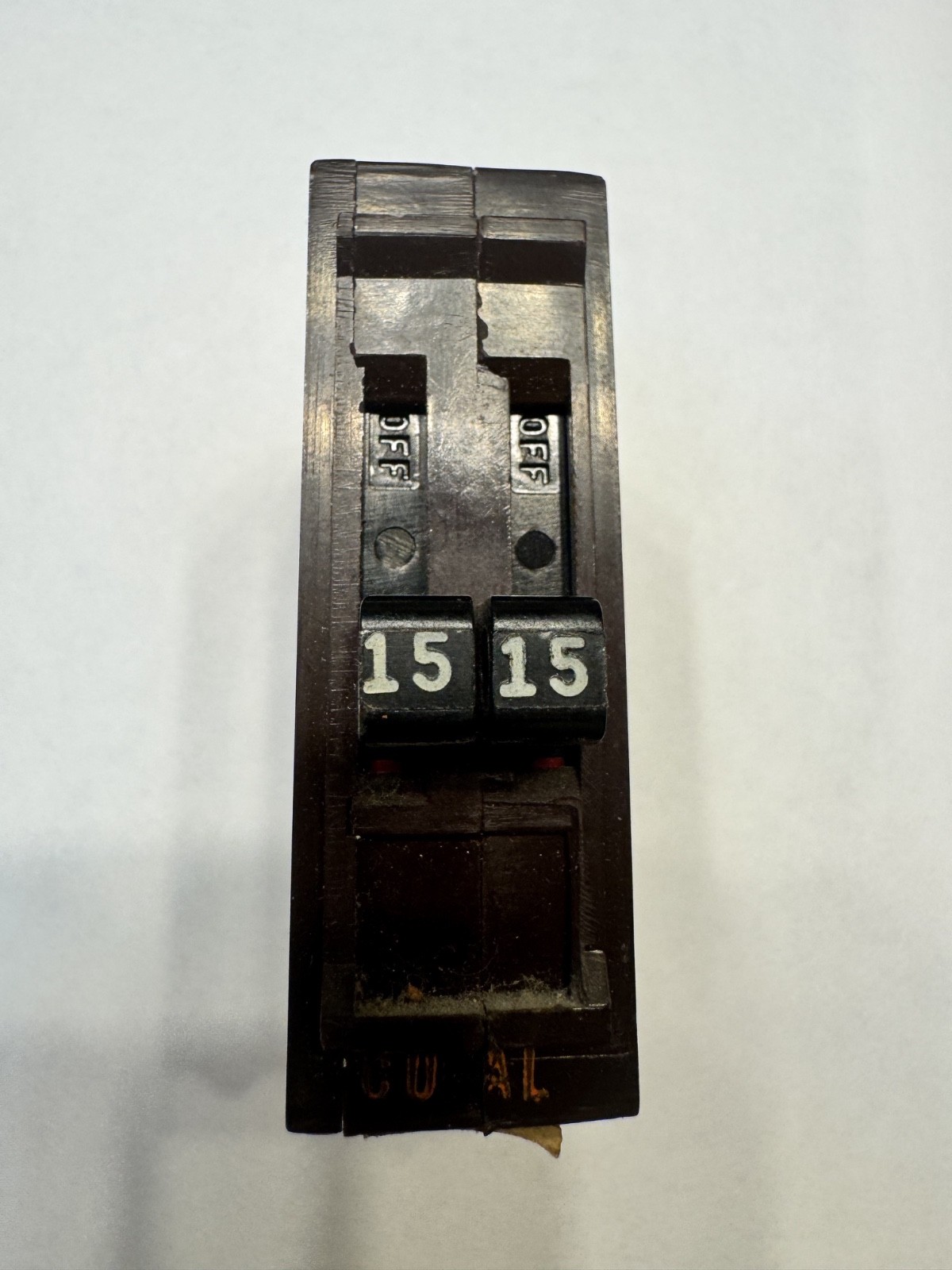 WADSWORTH 15 AMPERE Tandem Twin Single Pole Breakers
