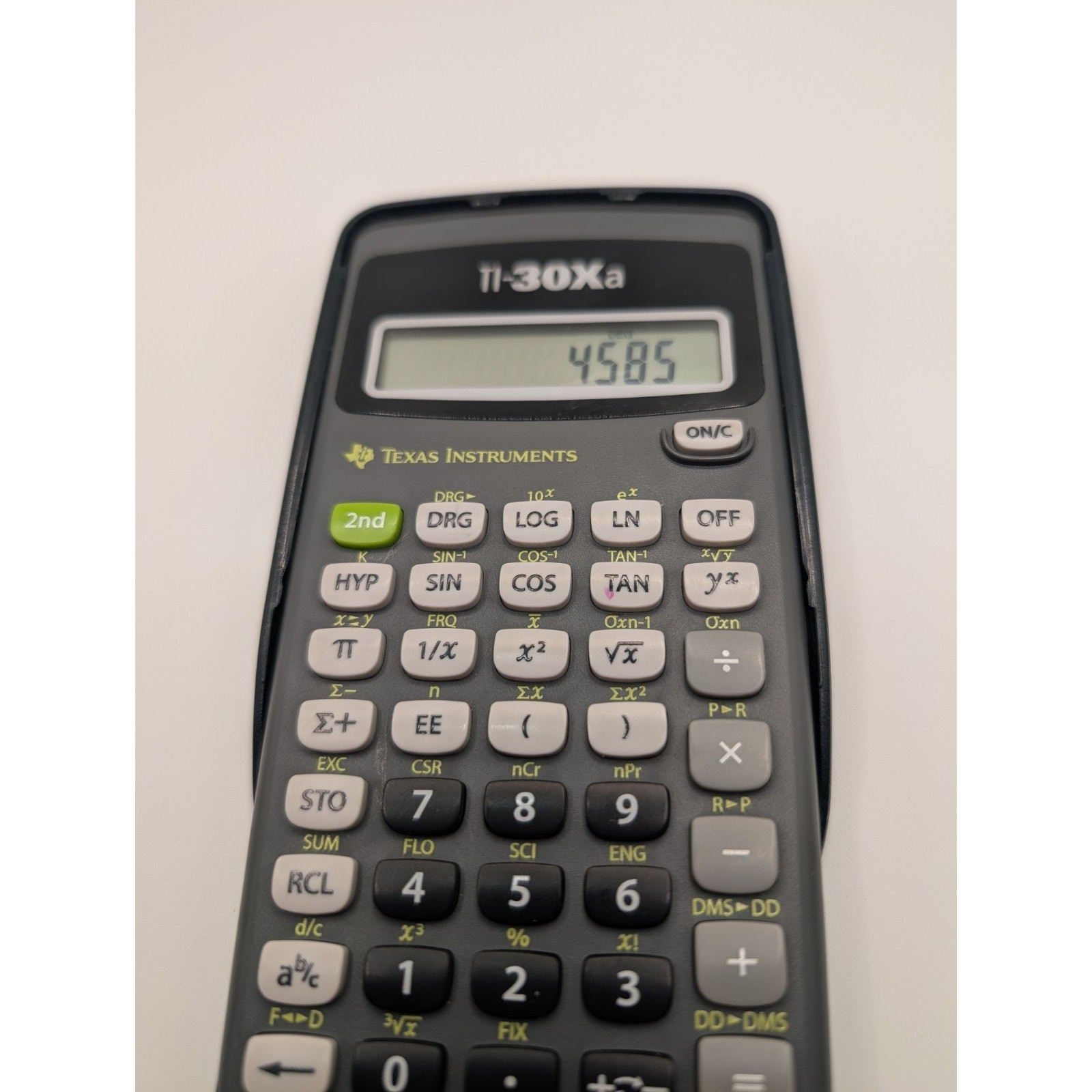 Texas Instruments TI-30Xa Solar Scientific Calculator Working
