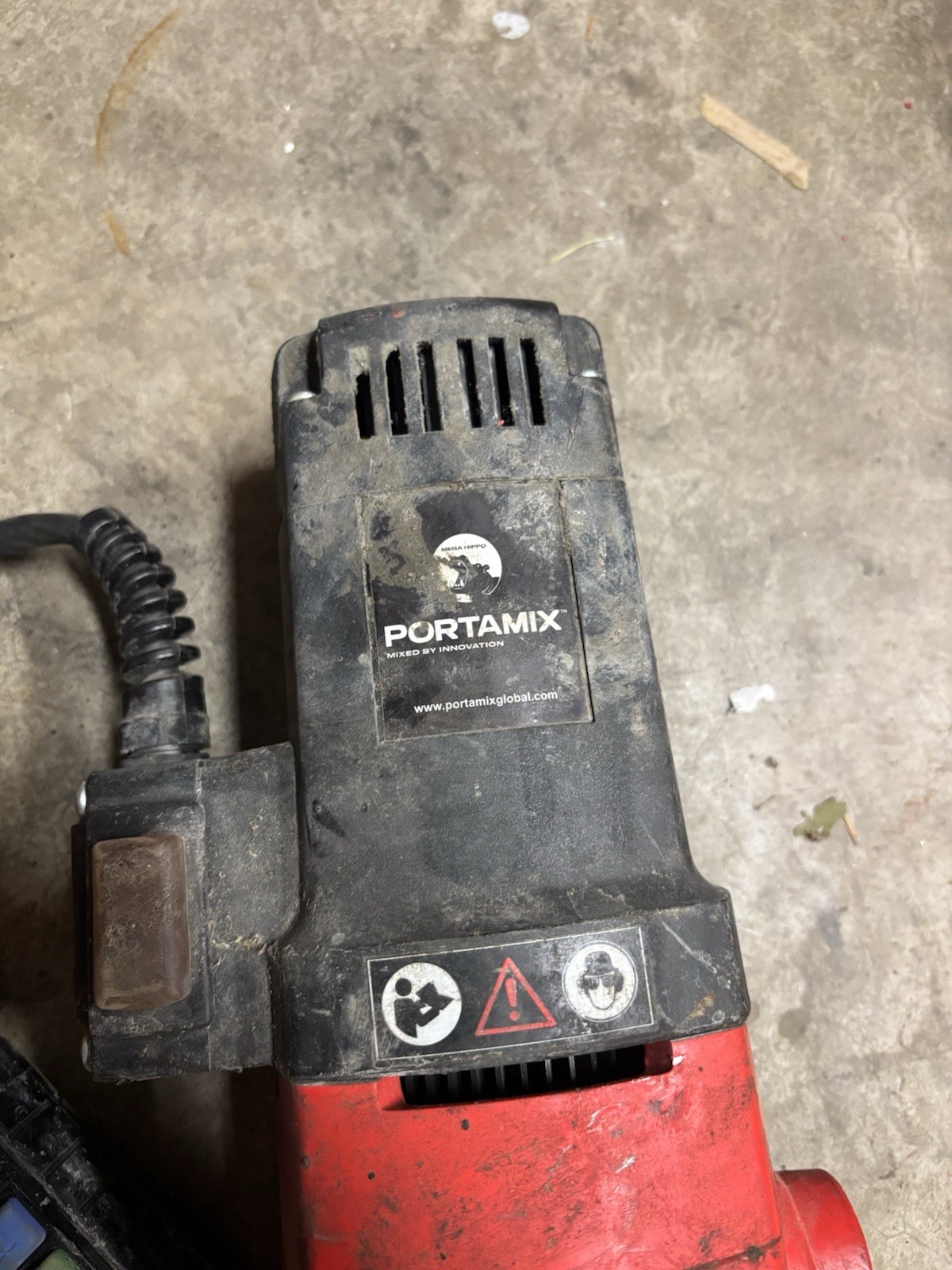 Portamix PH2516R-110 Mega Hippo Mixer Motor 2500W Eibenstock AS-IS Untested