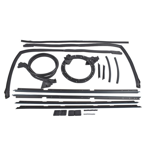 17Pcs Rubber Door Tailgate Weatherstripping Seal Kit for Chevrolet GMC 1978-1987