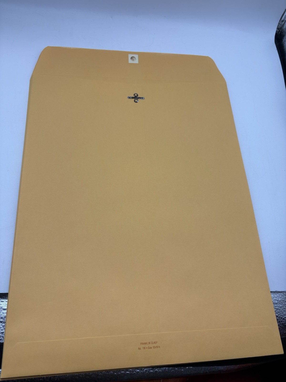 Lot Of 161 12 x 15-1/2 Clasp Envelopes, and Gummed 12 x 15.5, Kraft Manila