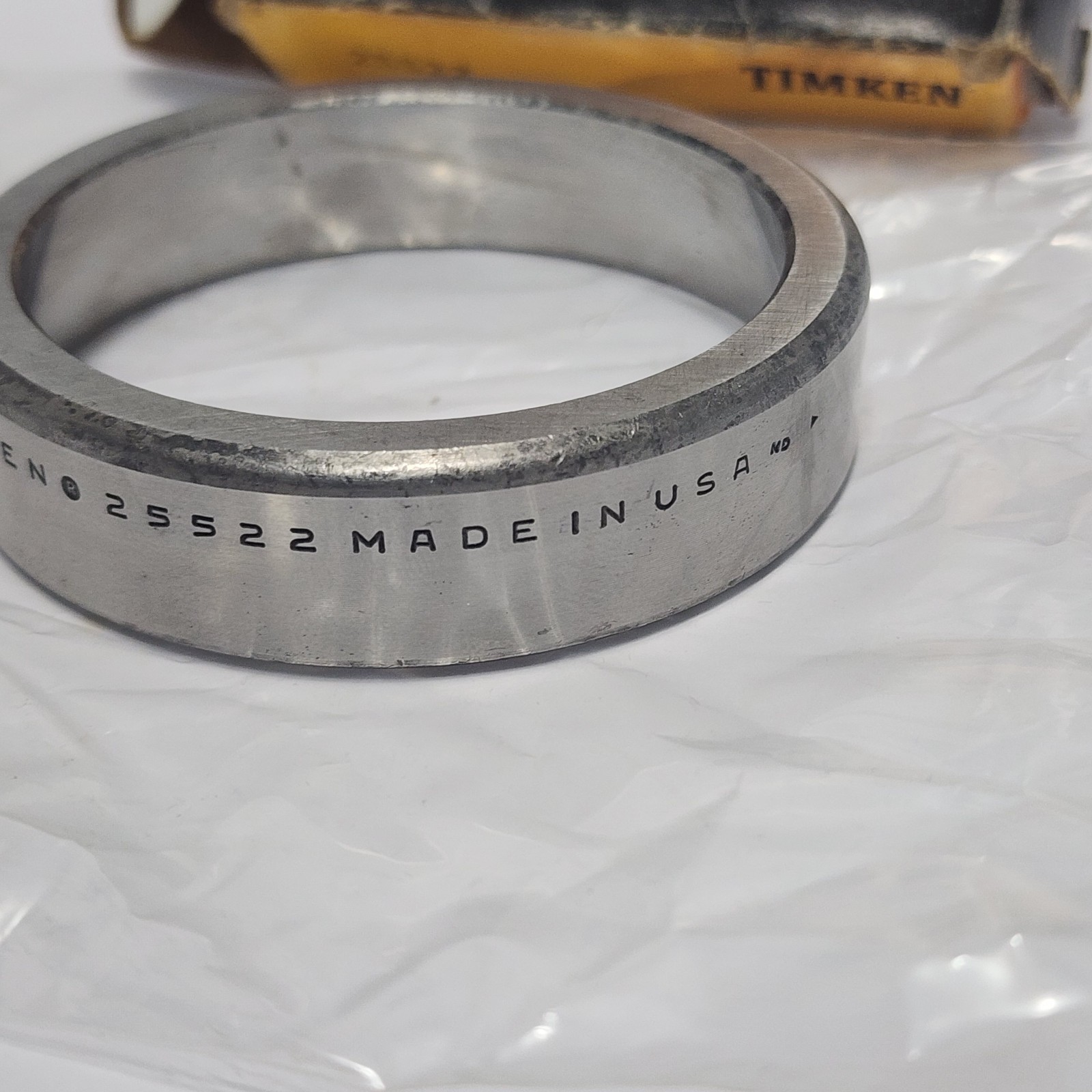 25522 / 25522-20024 Timken Tapered Roller Bearing Cup 3.2700 in OD, 0.7500 in