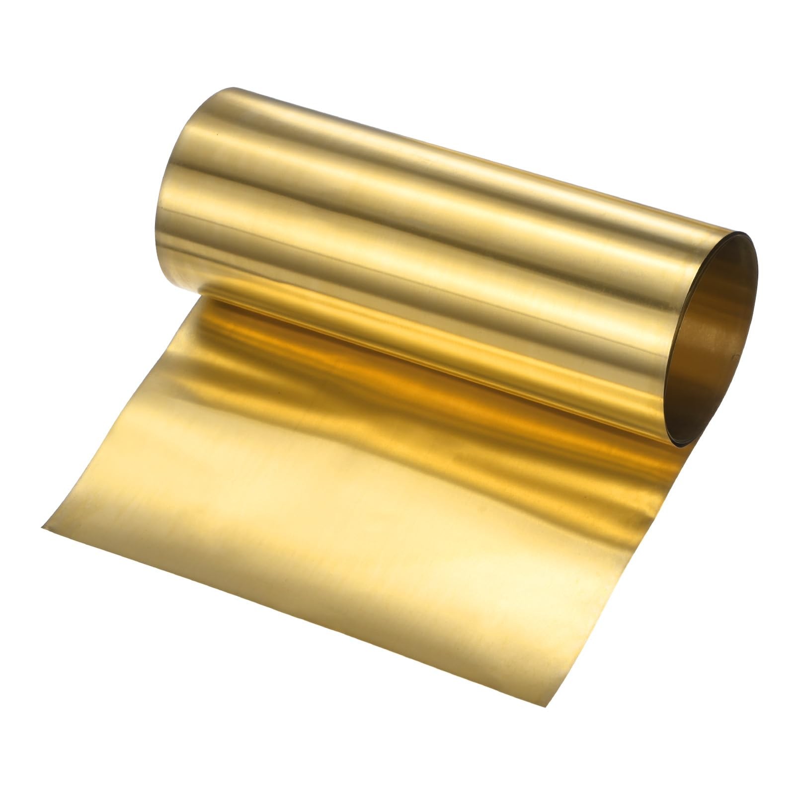 Brass Sheet Roll, 39 x 8 x 0.003 inch, Metal Foil Plate, Hardware, DIY Crafts