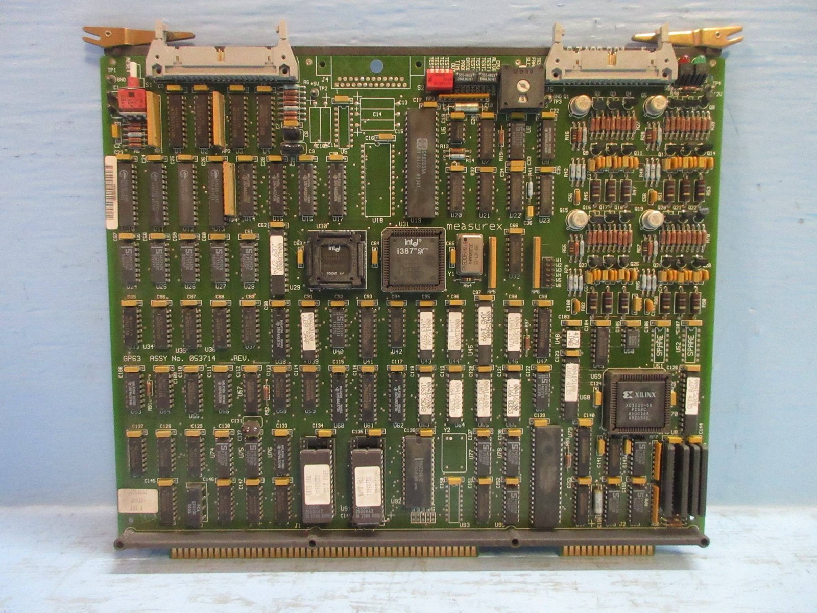 Measurex 05371400 Rev D GP63 Transition Module PLC Board 053714-00 Revision D