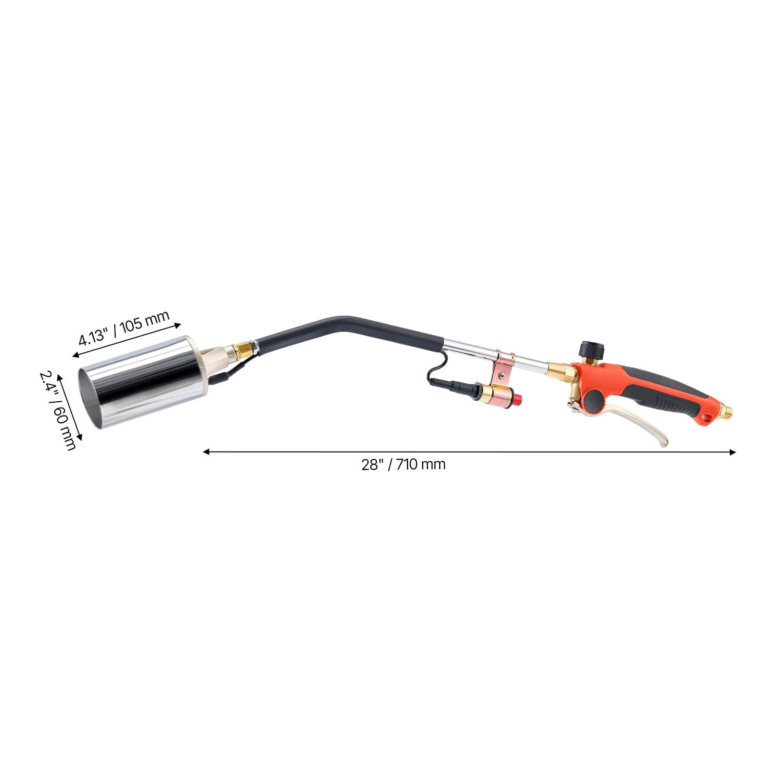 KFFKFF Propane Torch Weed Burner, 1,800,000 BTU Output with 10 ft Hose