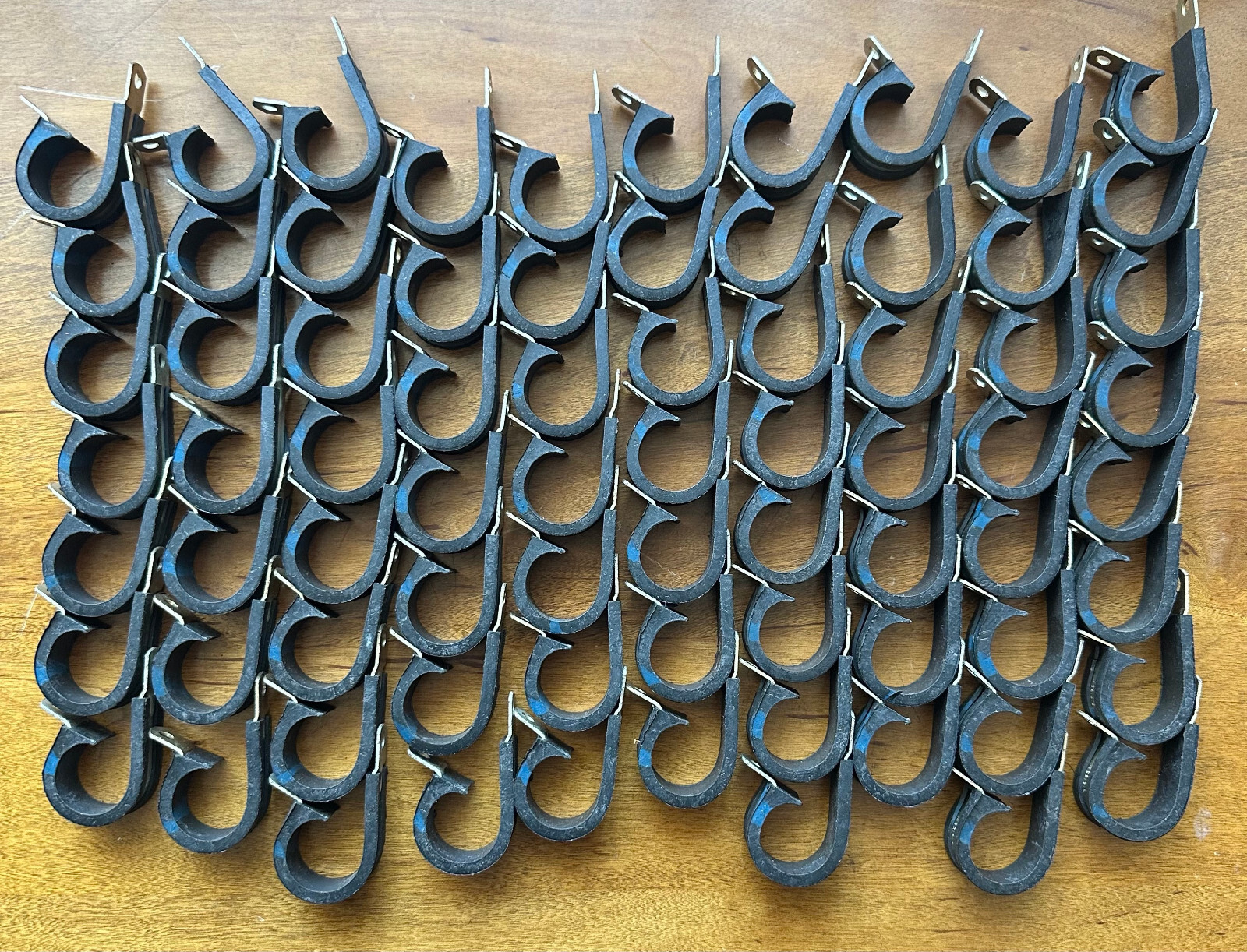 MS21919 WDG15 UMPCO Aluminum Single Loop Cushioned Clamp 1 3/16″ Lot 75