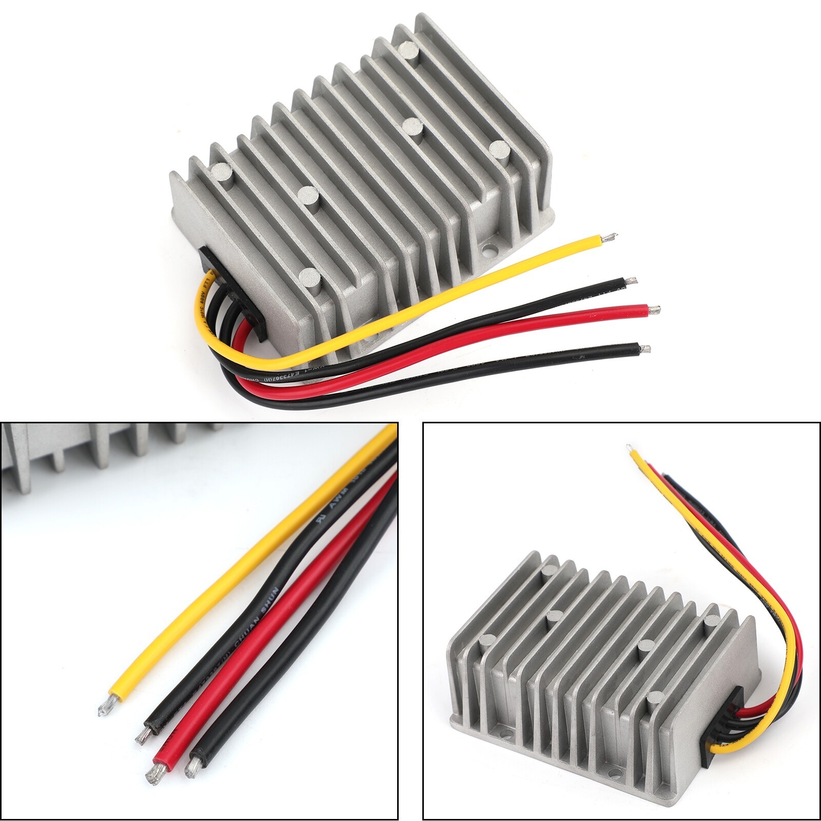 WaterProof 8V/40V to 13.8V 20A 276W Step Up DC/DC Power Converter Regulator UE