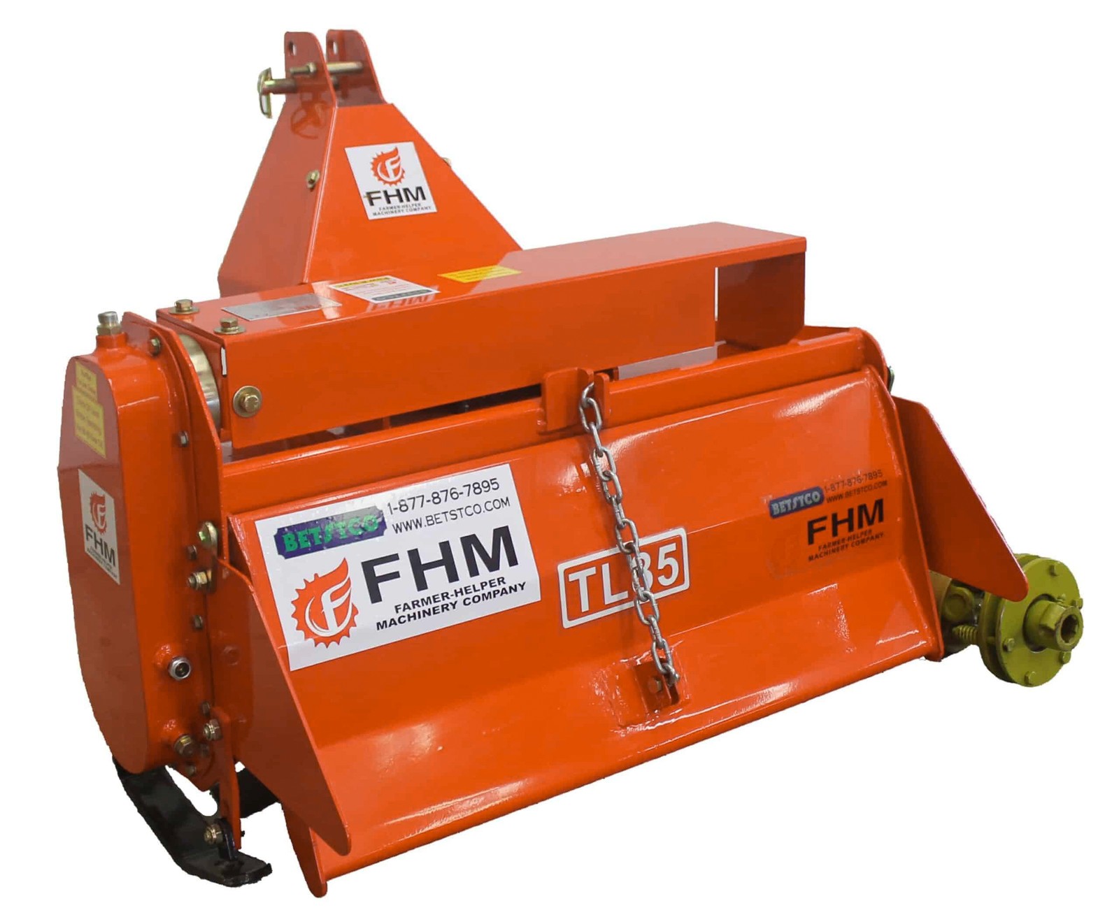33″ Tiller Cat.I 3pt 14+hp (FH-TL85) ~Adjustable Offset& SlipClutch Driveline