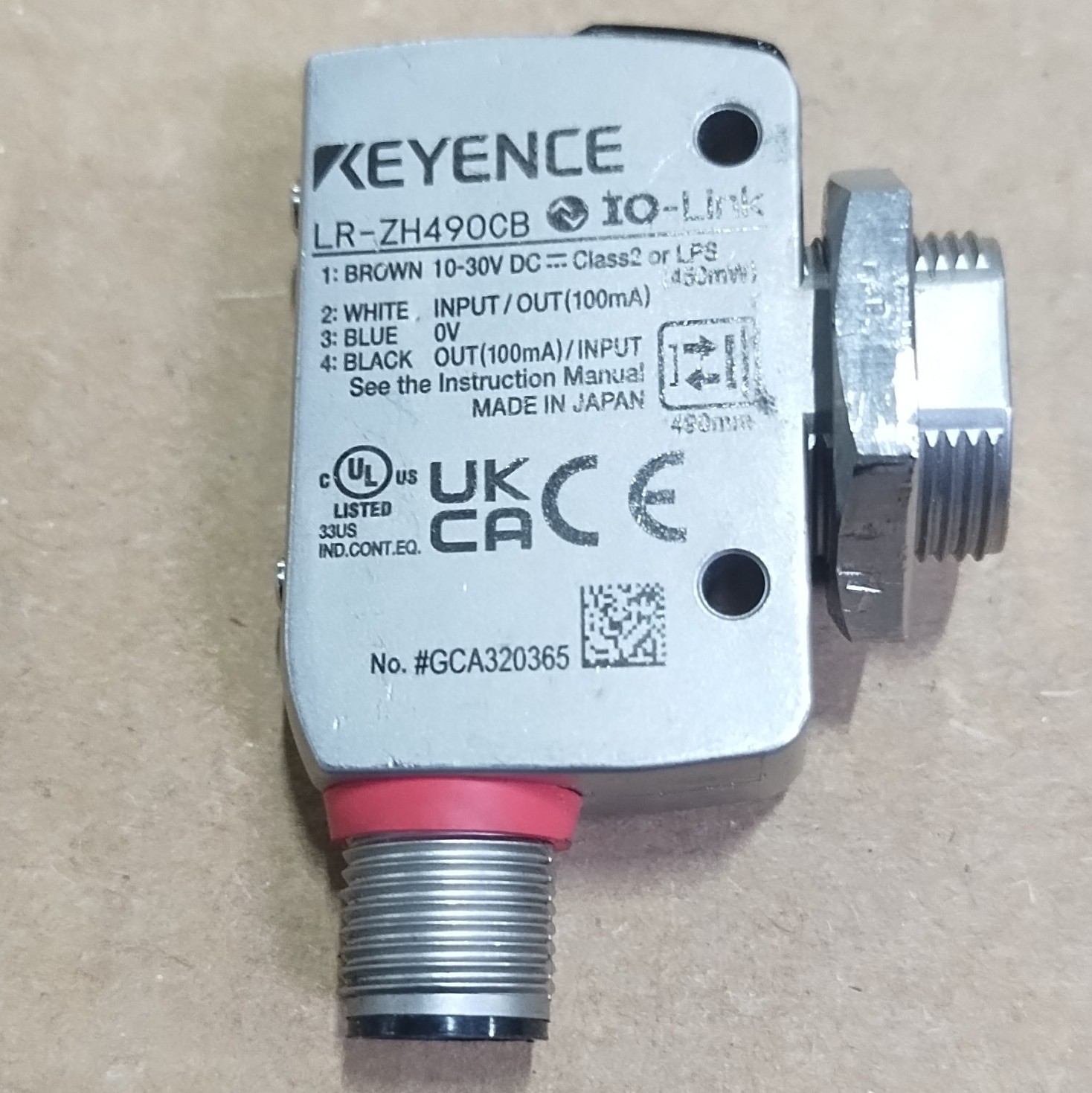 KEYENCE LR-ZH490CB LASER SENSOR