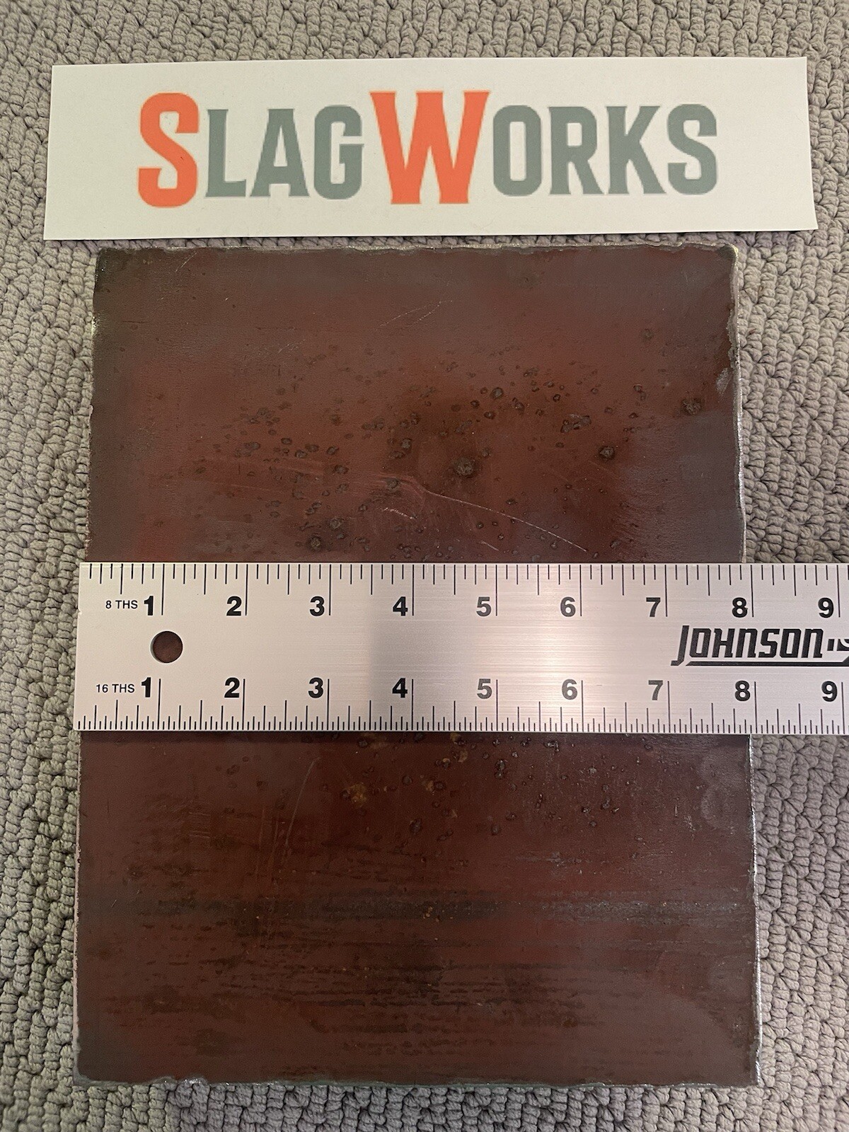 3/4x8x10 inch steel plate 8”x10” A36 Hot Roll Flat 3/4″ Thick