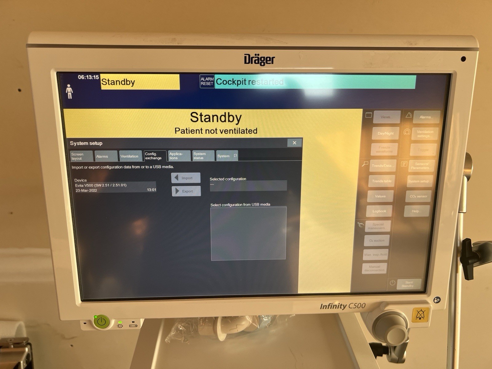 2020 Draeger Infinity V500 Adult, Pediatric & Neonate (zero Operational Hours)