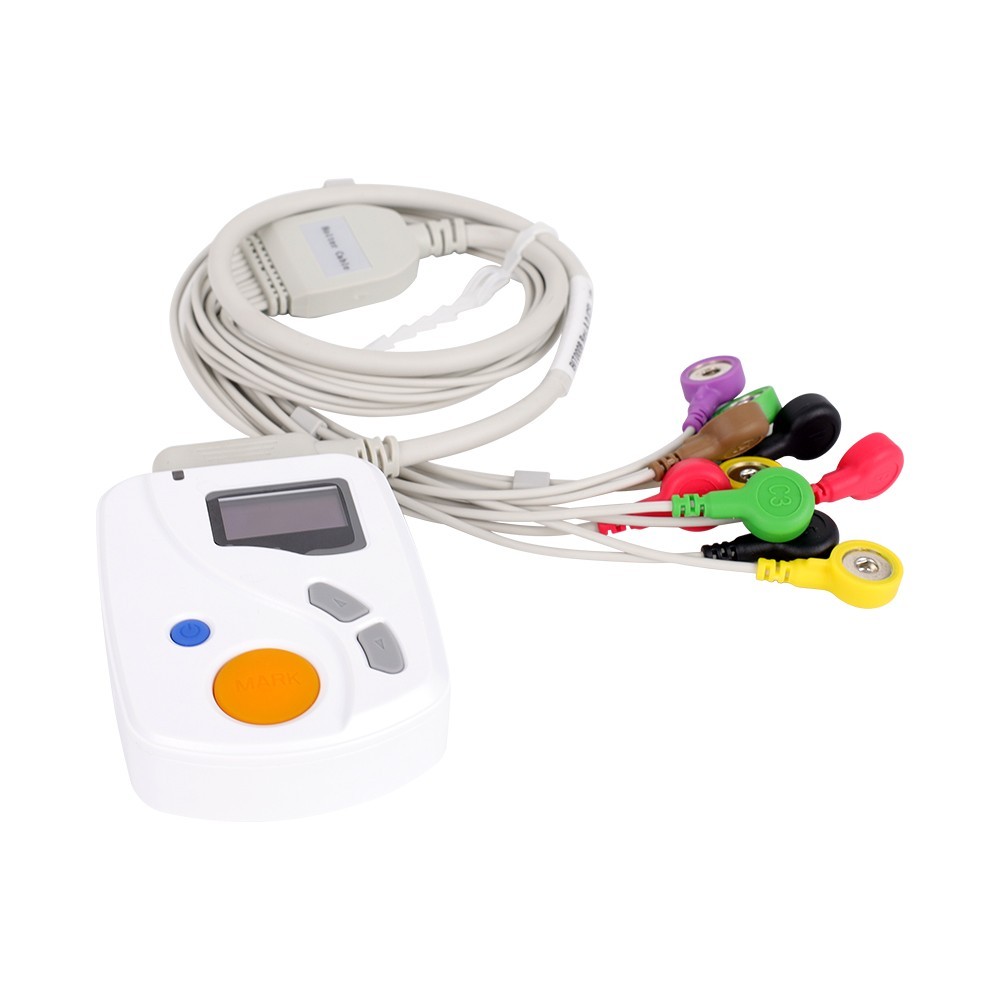 24 Hours Dynamic ECG Systems 12 Channel EKG Monitor ECG holter Recorder Software