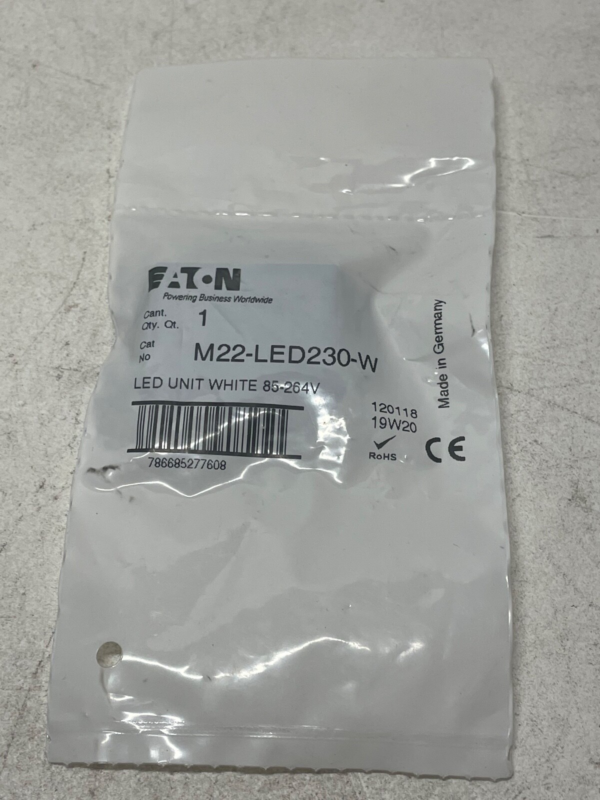 Eaton M22-LED230-W LED Unit White 85-264V New in Factory Bag