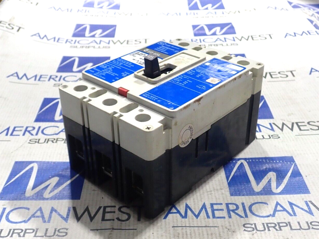 Cutler Hammer Westinghouse ED3125 3 Pole 125 Amp 240 Volt 65kA Breaker – Tested