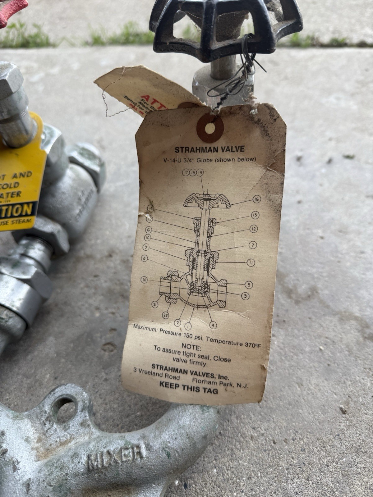 Strahman M-159 mixing valve. Wasn’t used been sitting for a while. SEND OFFERS