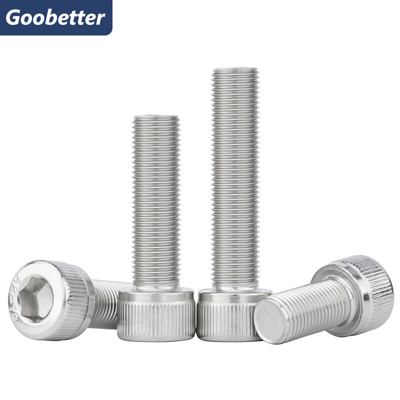 Socket Head Cap Screws Hex Allen Bolts Fine Thread A2 Stainless Steel DIN912