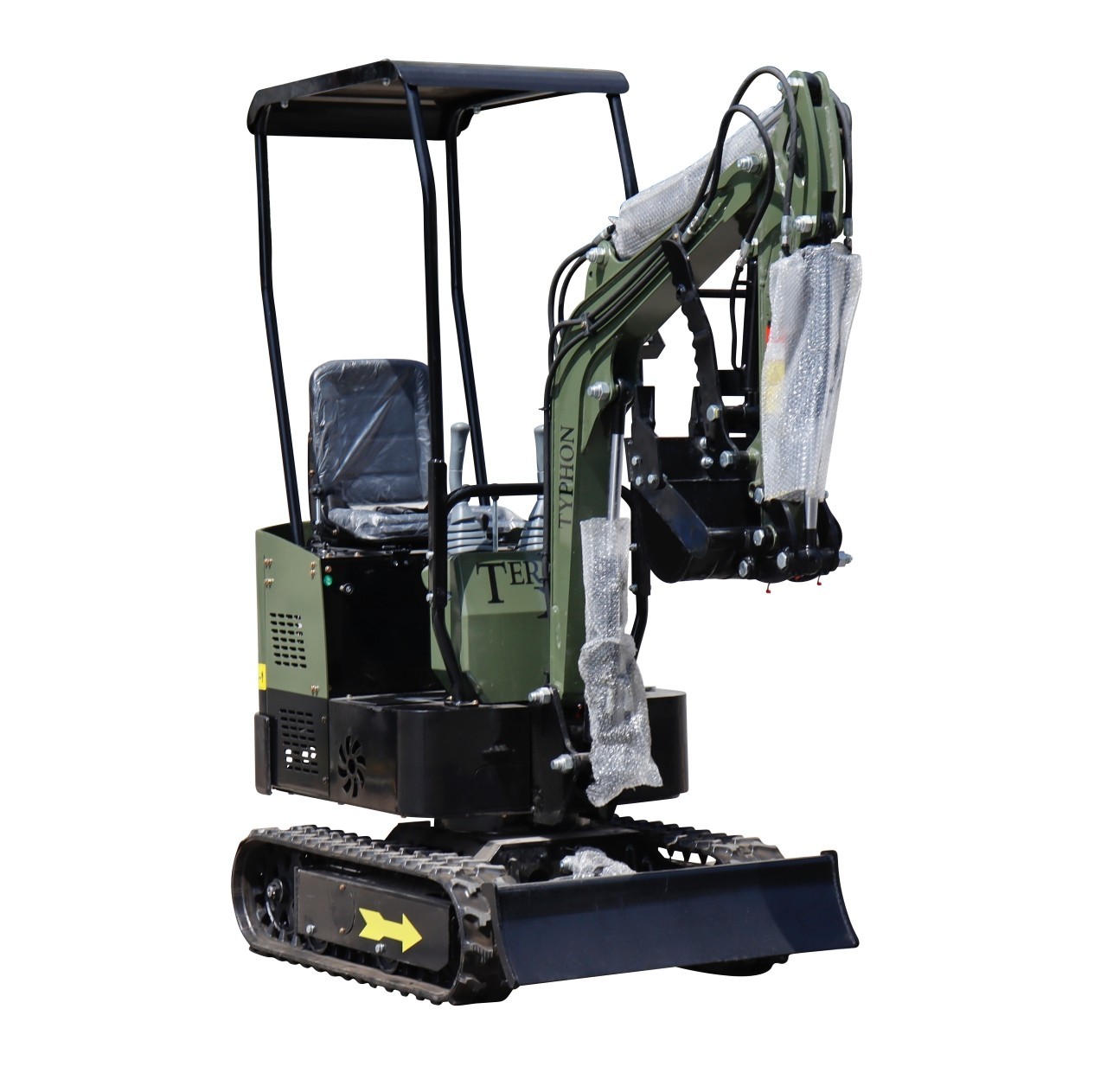 TYPHON TERROR X STORM 1Ton Mini Excavator 13.5hp B&S USA Canopy w 13 Attachments
