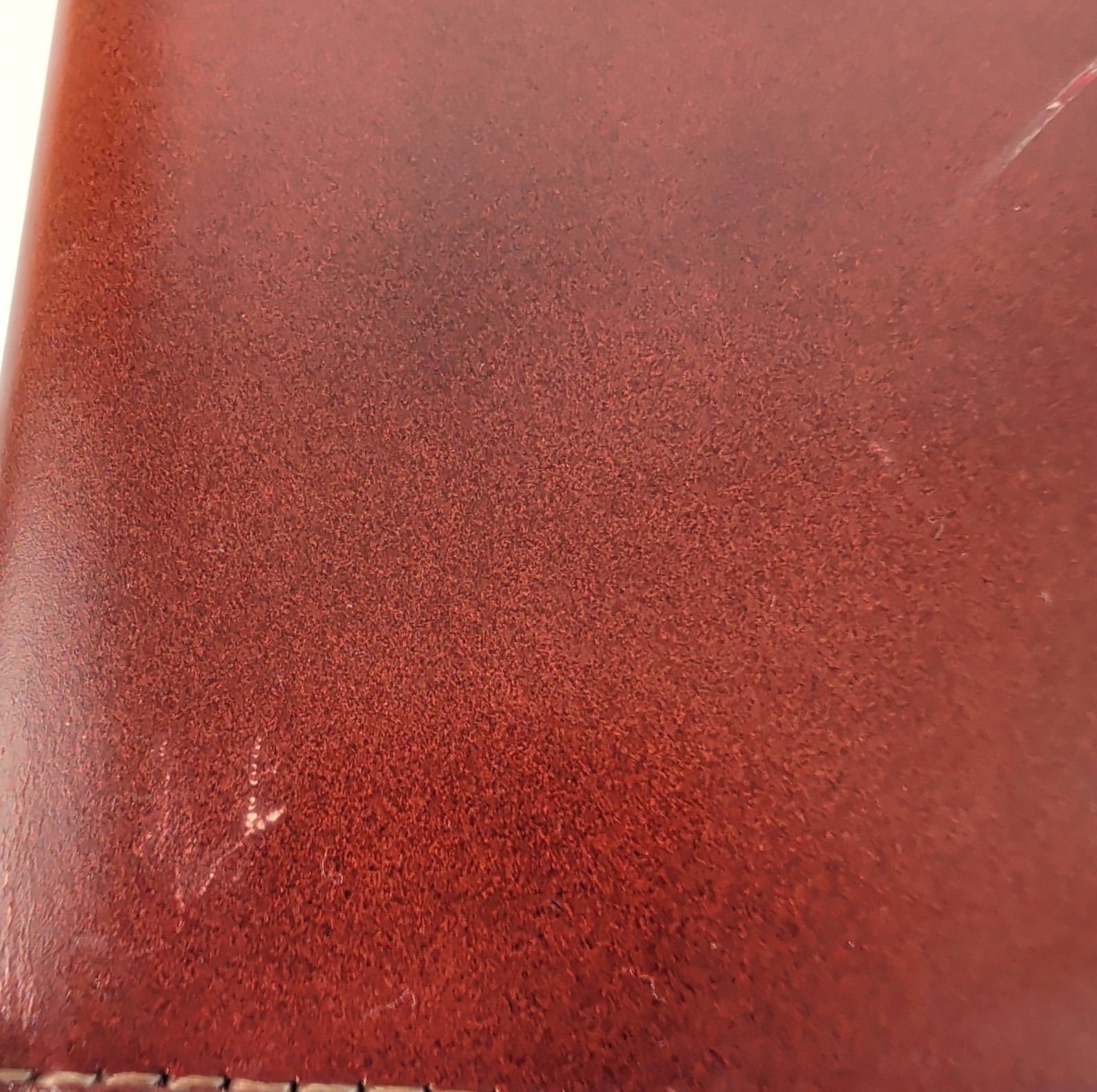 Vintage BOSCA Brown Full Grain Leather Planner Organizer Notebook (9” X 6”)