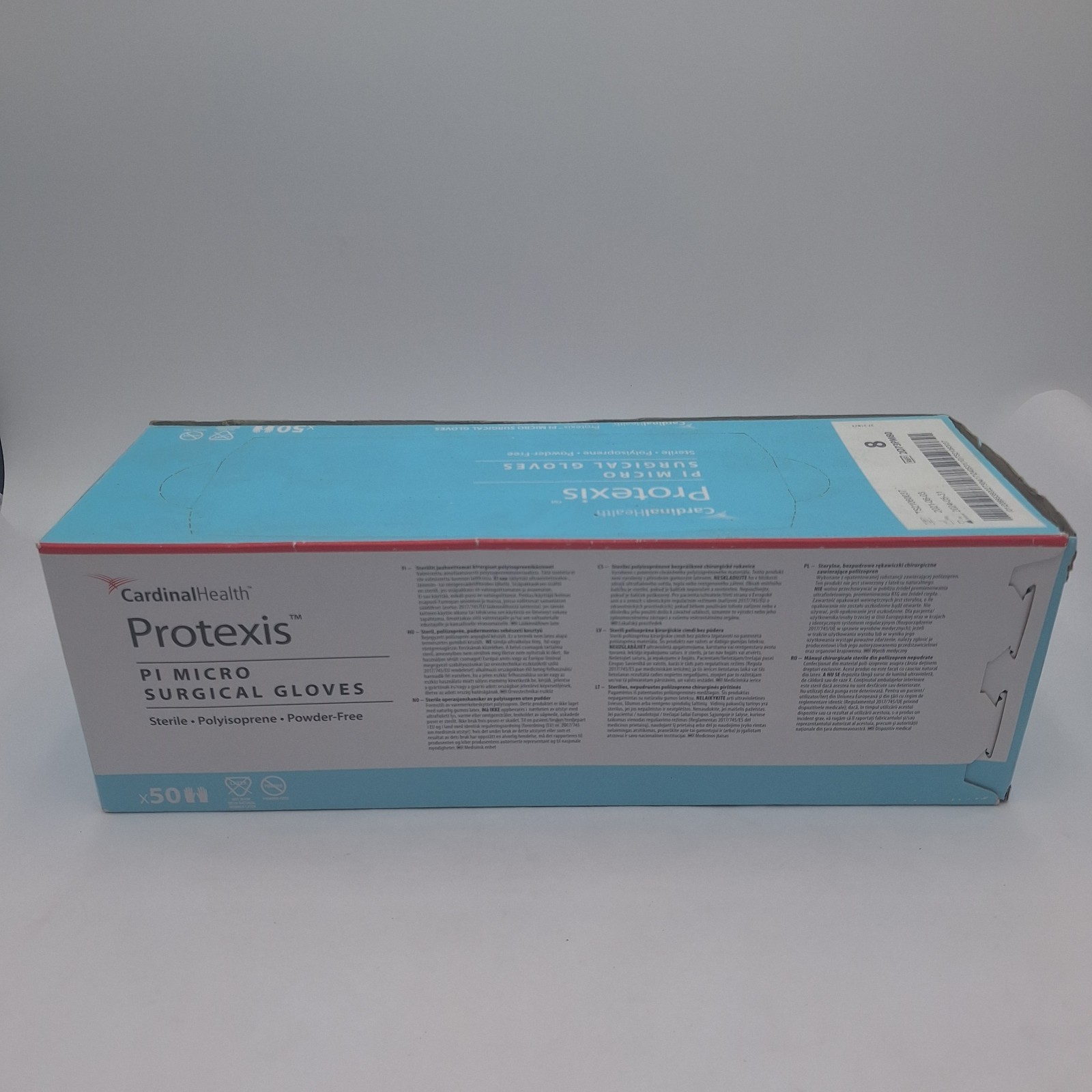 Cardinal Health Protexis PI Micro Surgical Gloves 50 ct. | Size 8 | Exp: 05-24